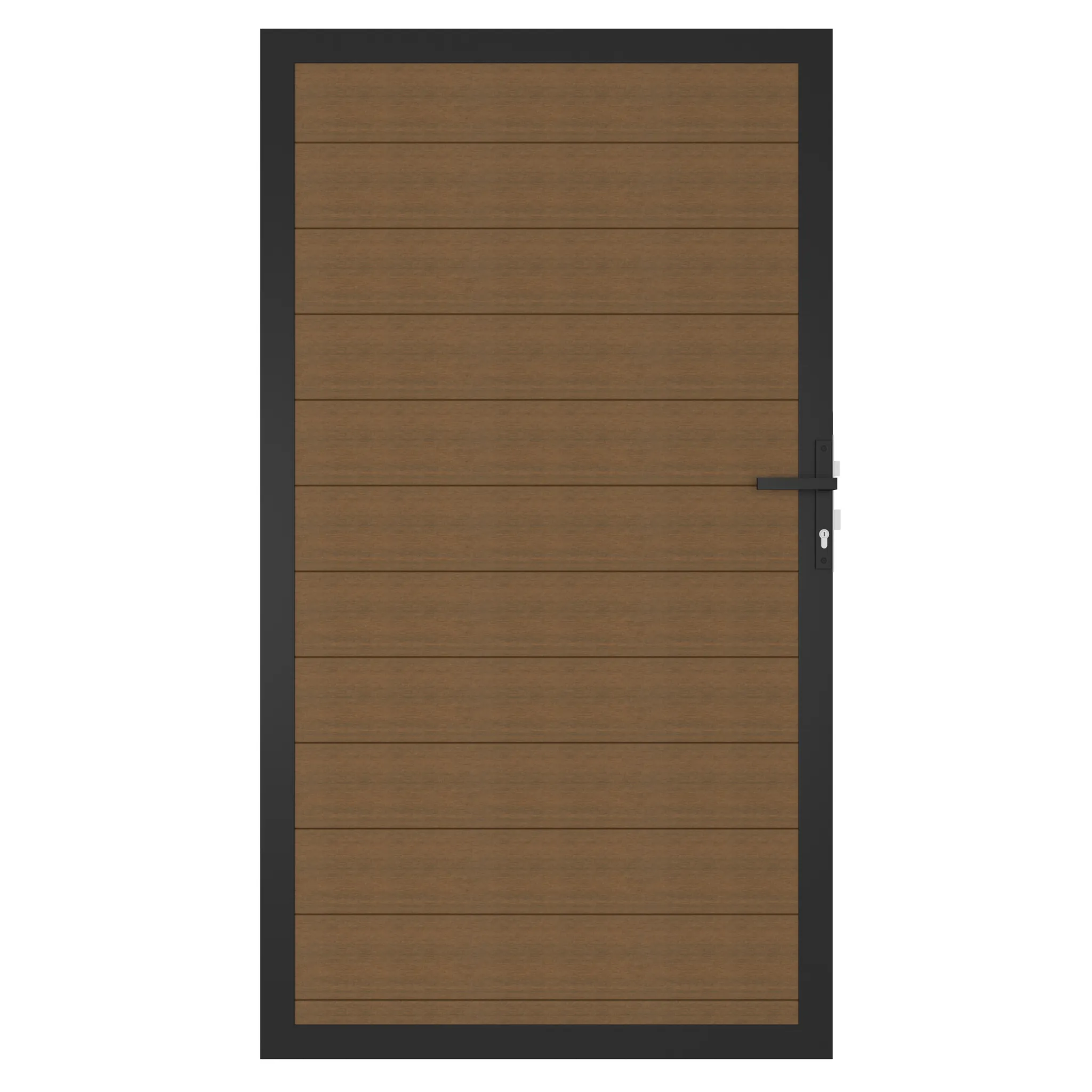 NewTechWood WPC Sichtschutzzaun Stecksystem Zauntor Portland 0