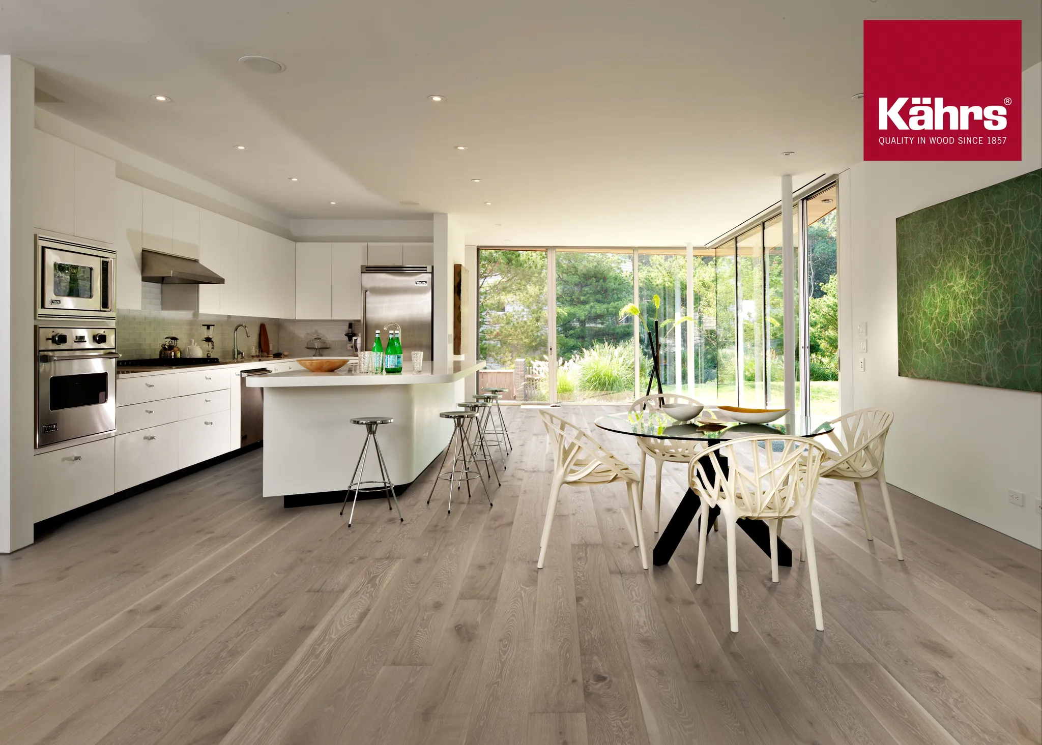 Kährs Parkett Classic Nouveau Eiche Nouveau Gray gebürstet Landhausdiele matt versiegelt 2