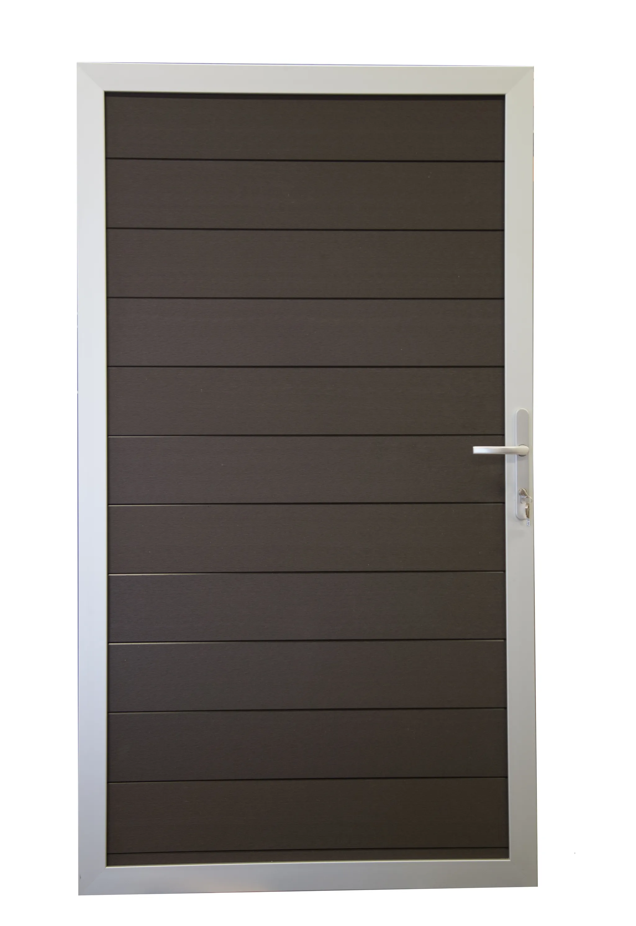 GroJa WPC/BPC Sichtschutzzaun Stecksystem Solid Tor Universal 0