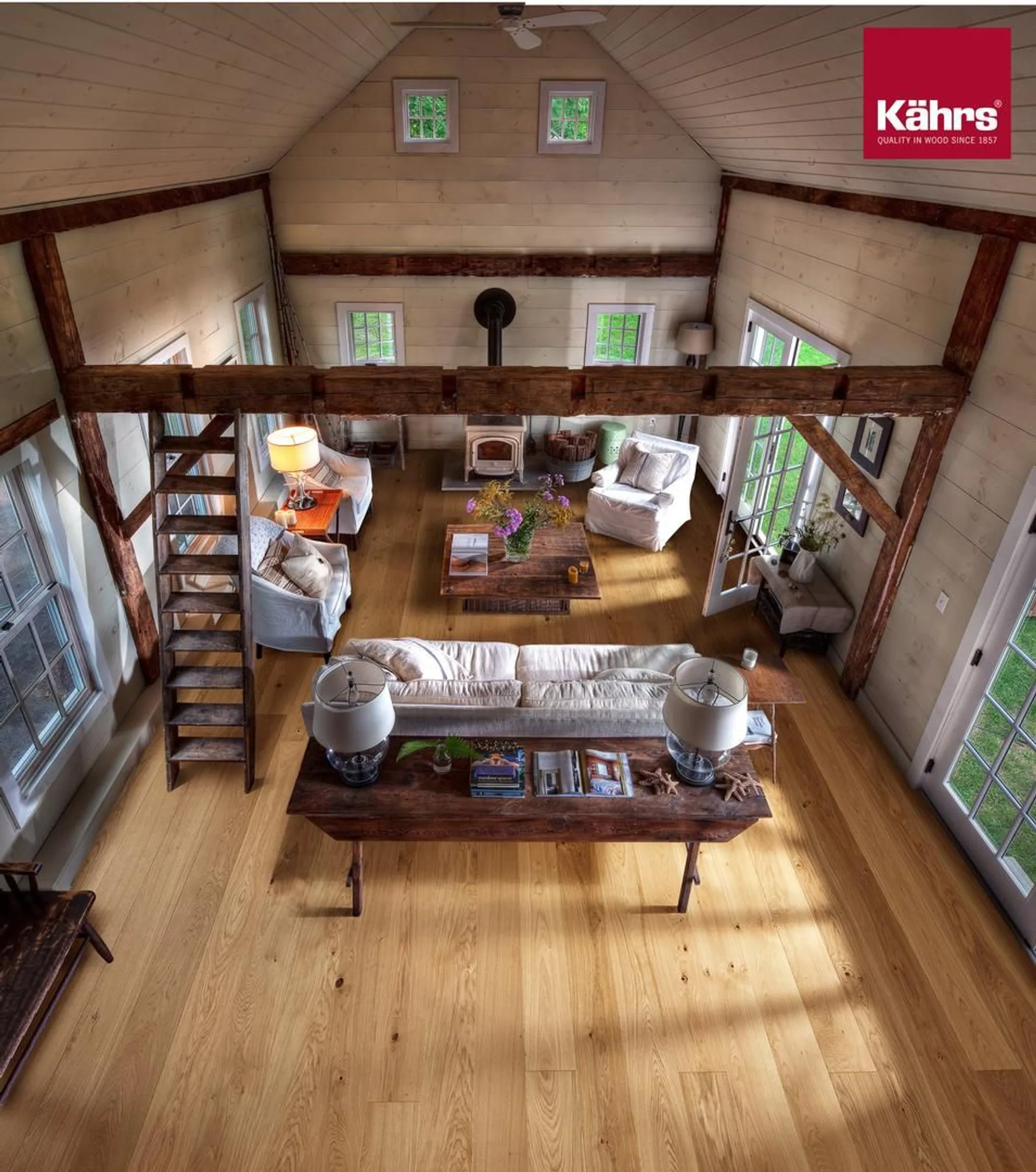 Kährs Parkett European Naturals Eiche Burgundy Country Landhausdiele Natur-Öl 3