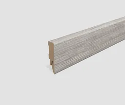 EGGER MDF-Kern Sockelleiste L596 passend zu Fußboden Sherman Eiche hellgrau 0