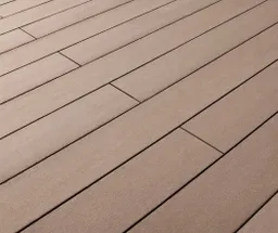 Lignodur terrafina Terrassendielen WPC Massiv XL glatt gebürstet Kaffebraun 21 x 196mm 0
