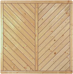 TETZNER & JENTZSCH Sichtschutzzaun CHICAGO-Serie Komplettset 0