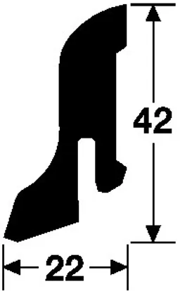 MEISTER Echtholz-Sockelleiste Ahorn kanadisch 027 1