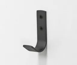 HORI Gaderobenhaken Edelstahl Black Frosted, 70 x 20 mm 0