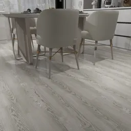 HORI Klebe-Vinylboden massiv Coolgrey Eiche Holzstruktur Landhausdiele 0
