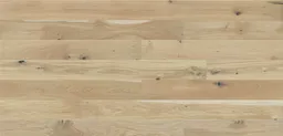 HORI Parkett 300 Eiche Various Landhausdiele gebürstet weiss matt versiegelt 1