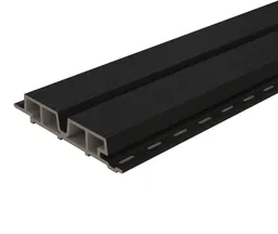 HORI WPC Fassadenprofil Rhombus Premium Medium 33 x 181 mm anthrazit-schwarz 0