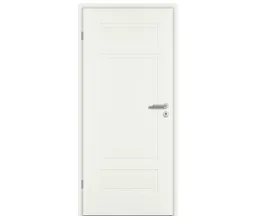 PRÜM Zimmertür ELEGANCE MODENA M3/1 Weißlack Exclusiv RAL 9010 Röhrenspan Eckkante 0