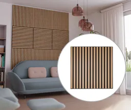 HORI WALL Akustik Dekor Wandpaneele Natural Oak quadratisch 0