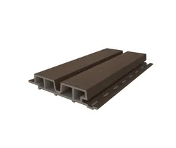 HORI WPC Fassadenprofil Rhombus Premium Medium 33 x 181 mm dunkelbraun 0