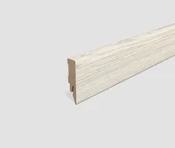 EGGER MDF-Kern Sockelleiste L582 passend zu Fußboden Brook Eiche weiss 0