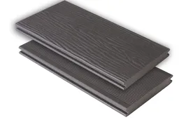 Kovalex Terrassendielen WPC massiv graubraun unbehandelt 20 x 145 mm 0