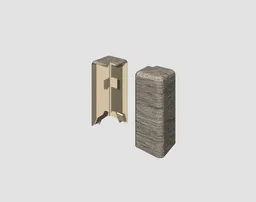 EGGER Außenecke Cubical Eiche grau 6 cm 0