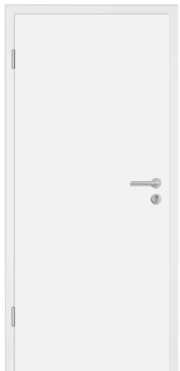 HORI Schallschutztür Wohnungseingangstür CPL weiß RAL9010 SK1 Rundkante Vollspan Komplettset 0