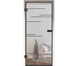 HORI Glastür Loft Premium Lines Klarglas ESG 8 mm 0