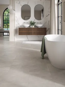 PARADOR PVC freier Klick-Designboden Modular ONE Hydron Beton weiß Steinstruktur Fliese 3