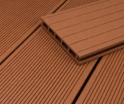 HORI Terrassendielen Komplettset WPC/BPC Aktion Hohlkammer hellbraun 22 x 140 mm 0