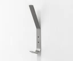 HORI Gaderobenhaken Edelstahl matt gebürstet, 180 x 20 mm 0
