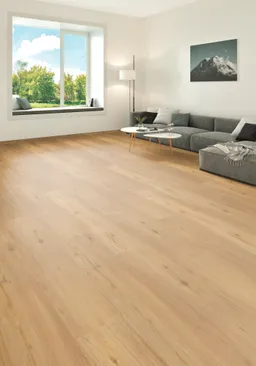 HORI Klick-Vinylboden HDF Eiche Altmühl Holzoptik gebürstet Landhausdiele 0