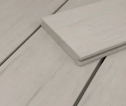 HORI Terrassendielen Komplettset WPC/BPC Exclusive Line weiß/creme 1