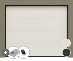 HORI Garagentor PRO L-Sicke glatt Sektionaltor Komplettset 0