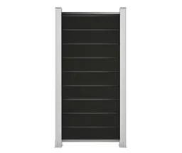 HORI Design WPC Sichtschutzzaun Stecksystem Zaunelement ohne Pfosten 0