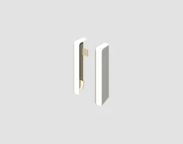 EGGER Endstück Cubical Universal weiß 6 cm 0