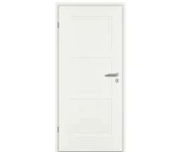 PRÜM Zimmertür ELEGANCE MODENA M3 Weißlack Exclusiv RAL 9010 Röhrenspan Eckkante 0