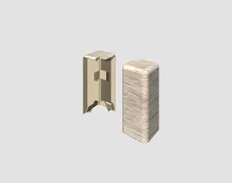 EGGER Außenecke Cubical Esche grau 6 cm 0
