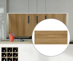 MODEE Wandverkleidung 2800 x 1175 x 4 mm Platte True Wood Fluted Burbon mit Naturstruktur 0