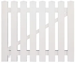 TETZNER & JENTZSCH Vorgartenzaun Lightline KS-Vorgartentor weiß 0