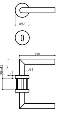 HORI Zimmertür Estella 2 Weißlack RAL9010 mit Lichtausschnitt Röhrenspan Rundkante Komplettset 10