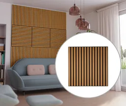 HORI WALL Akustik Dekor Wandpaneele Teak quadratisch 0