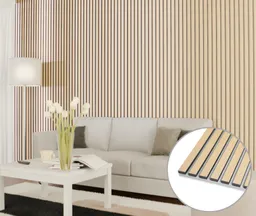 HORI Dekor Akustikpaneel White Oak auf Filz Beige 0