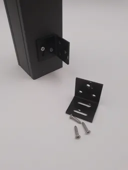 HORI WPC Sichtschutzzaun Lamellenzaun Komplettset Bausatz 15