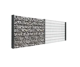 HORI Gabionenzaun Kombi Komplettset 0