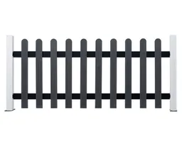 HORI WPC Vorgartenzaun Göteborg komplettset 0