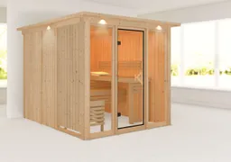 Karibu System-Sauna Askja Fronteinstieg 68 mm 0