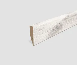 EGGER MDF-Kern Sockelleiste L511 passend zu Fußboden Waltham Eiche weiss 0