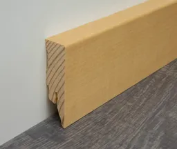 HORI Massivholzkern- Sockelleiste Can. Ahorn matt versiegelt Modern Profil 0