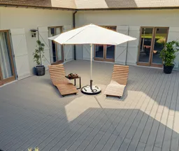 HORI Terrassendielen WPC Royal Hohlkammer hellgrau 21 x 145 mm 11