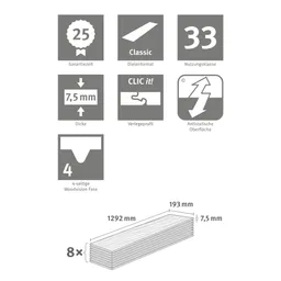 EGGER Klick-Designboden PRO Design Almington Eiche dunkel EPD042 Landhausdiele 4