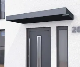 Gutta Vordach Haustür BS PLUS 200 DB 703 FS anthrazit aluminium 0