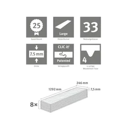 EGGER Klick-Designboden PRO Design Berdal Marmor EPD047 5