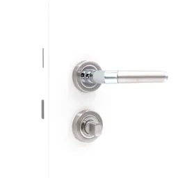 HORI Zimmertür Weißlack RAL9010 mit Lichtausschnitt Eckkante Komplettset 8
