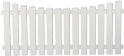 TETZNER & JENTZSCH Vorgartenzaun Lightline Vorgarten Tiefbogen weiß 0