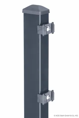 HORI Pfosten für Doppelstabmattenzaun Höhe 183 cm 0