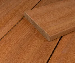 HORI Terrassendielen Komplettset Bangkirai Standard beidseitig glatt 25 x 145 mm 0