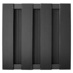 HORI WPC Sichtschutzzaun Lamellenzaun Quadratisch klein Anbauset 0